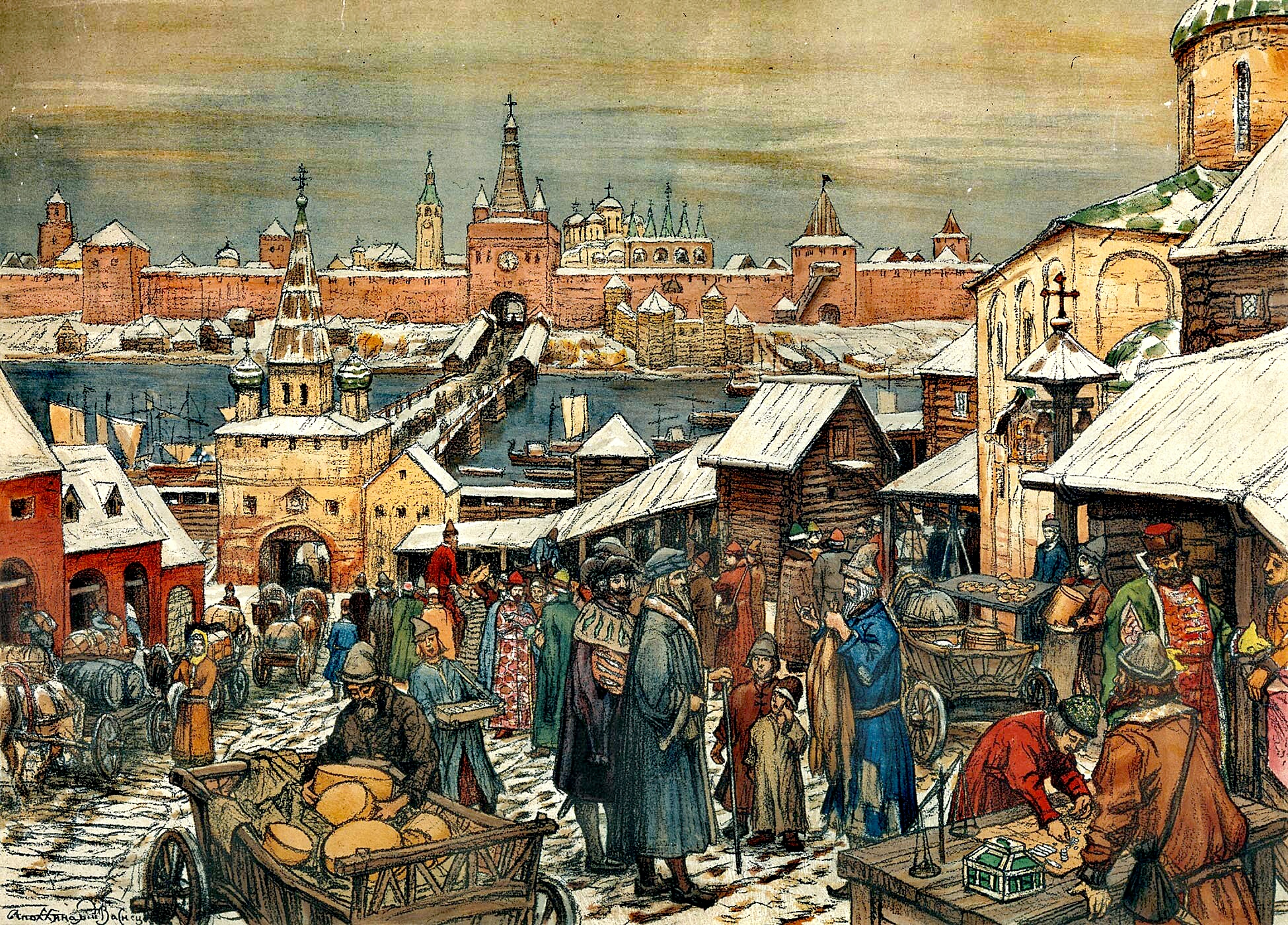 Novgorod market